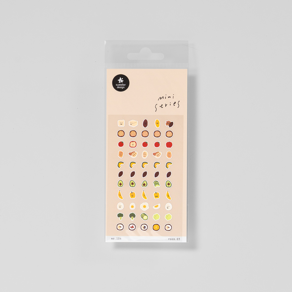 Mini Series Aufkleber 104 Lebensmittel