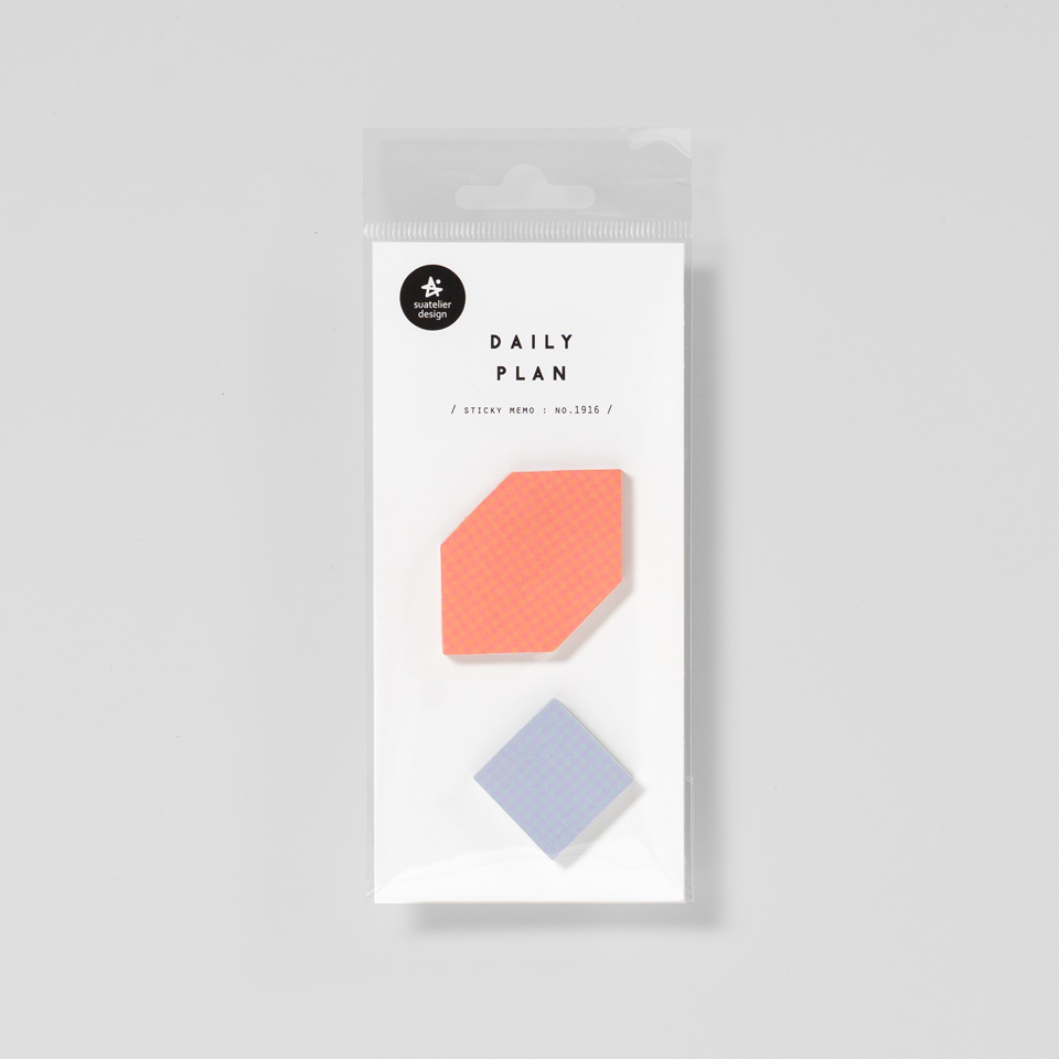 Daily Plan Sticky Memo geometrisch 1916