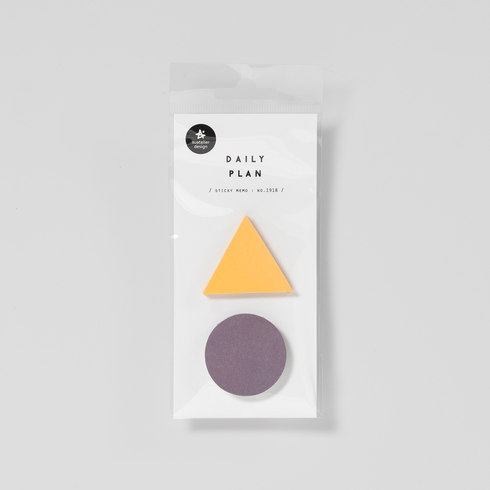 Daily Plan Sticky Memo 1918 Geometrisch