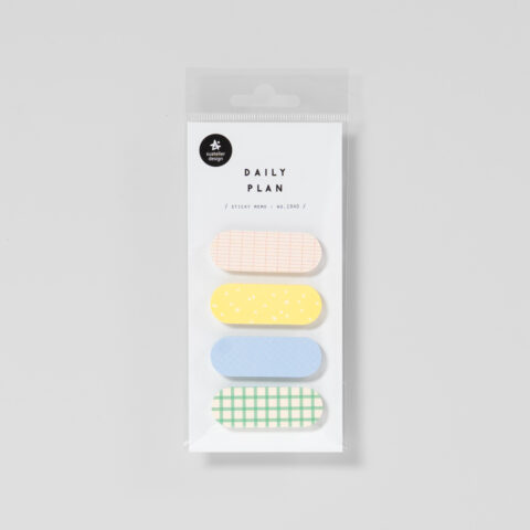 Daily Plan Sticky Memo 1940 abgerundete Klebestreifen