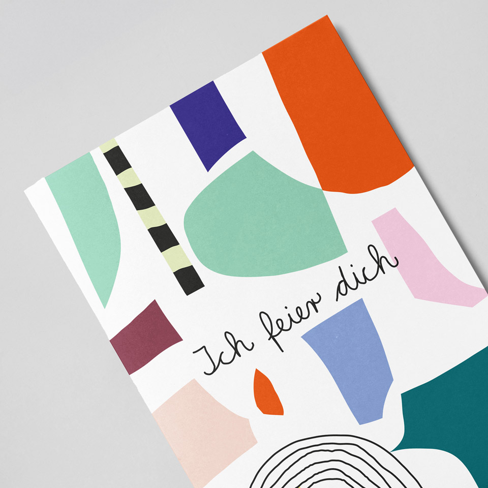 Postkarte Ich feier dich – Bild 2
