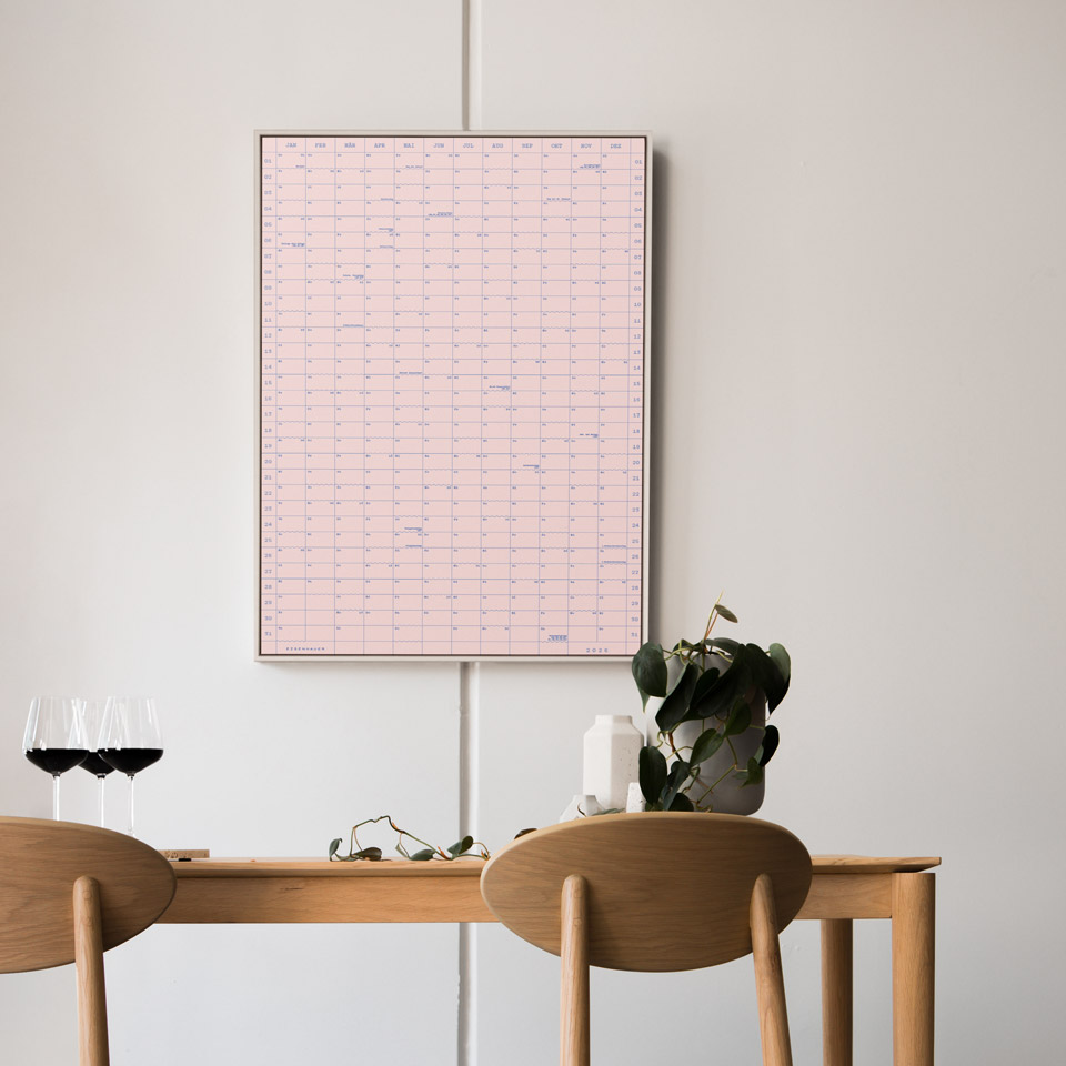 Eisenhauer Wandkalender 2026 – Doppelseitig rosa – Bild 11
