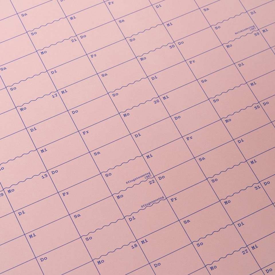 Eisenhauer Wandkalender 2026 – Doppelseitig rosa – Bild 9