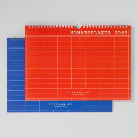 B-Ware: Eisenhauer Monatskalender 2026 für Tisch und Wand / A4