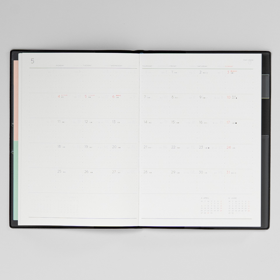 Journal Kalender 2026 / Diary Caston Weekly B6 – Bild 9