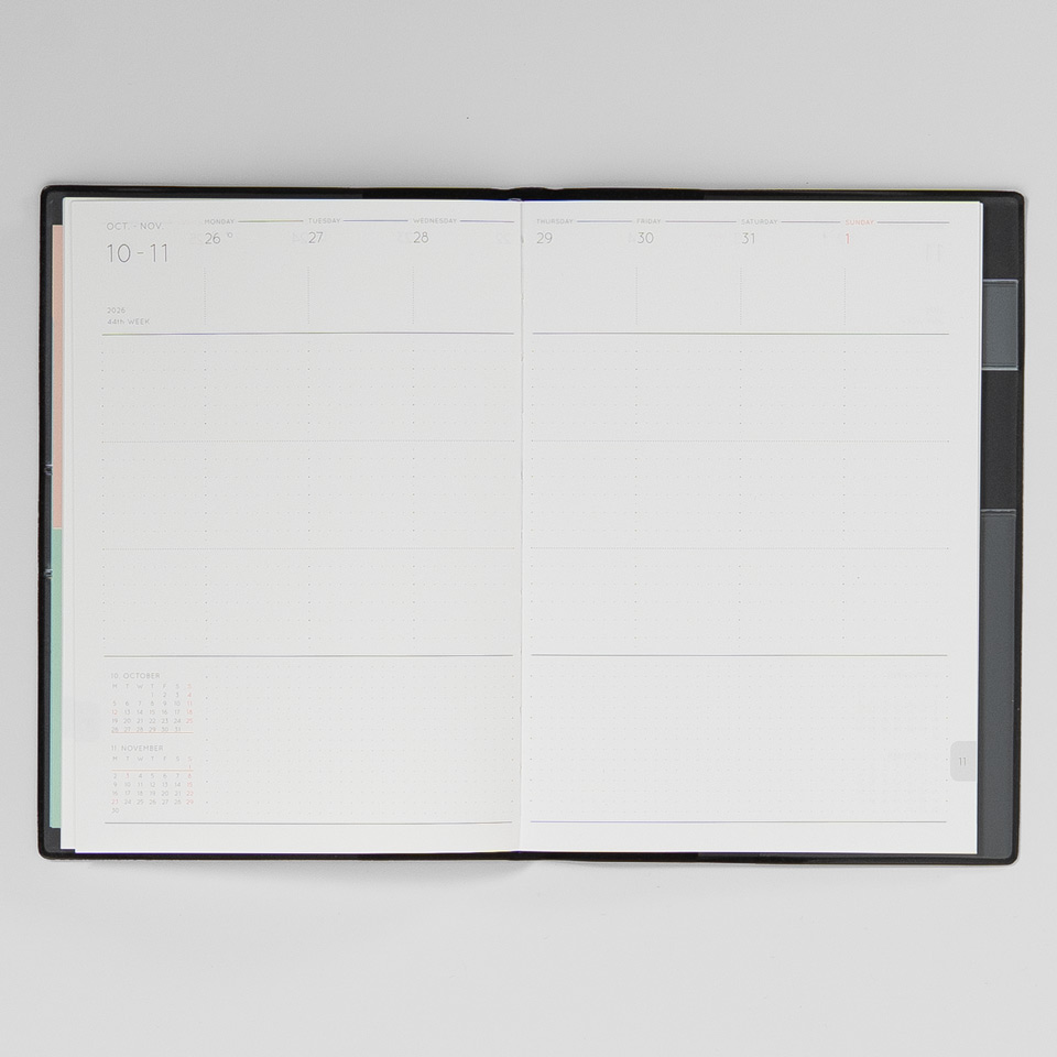 Journal Kalender 2026 / Diary Caston Weekly B6 – Bild 11