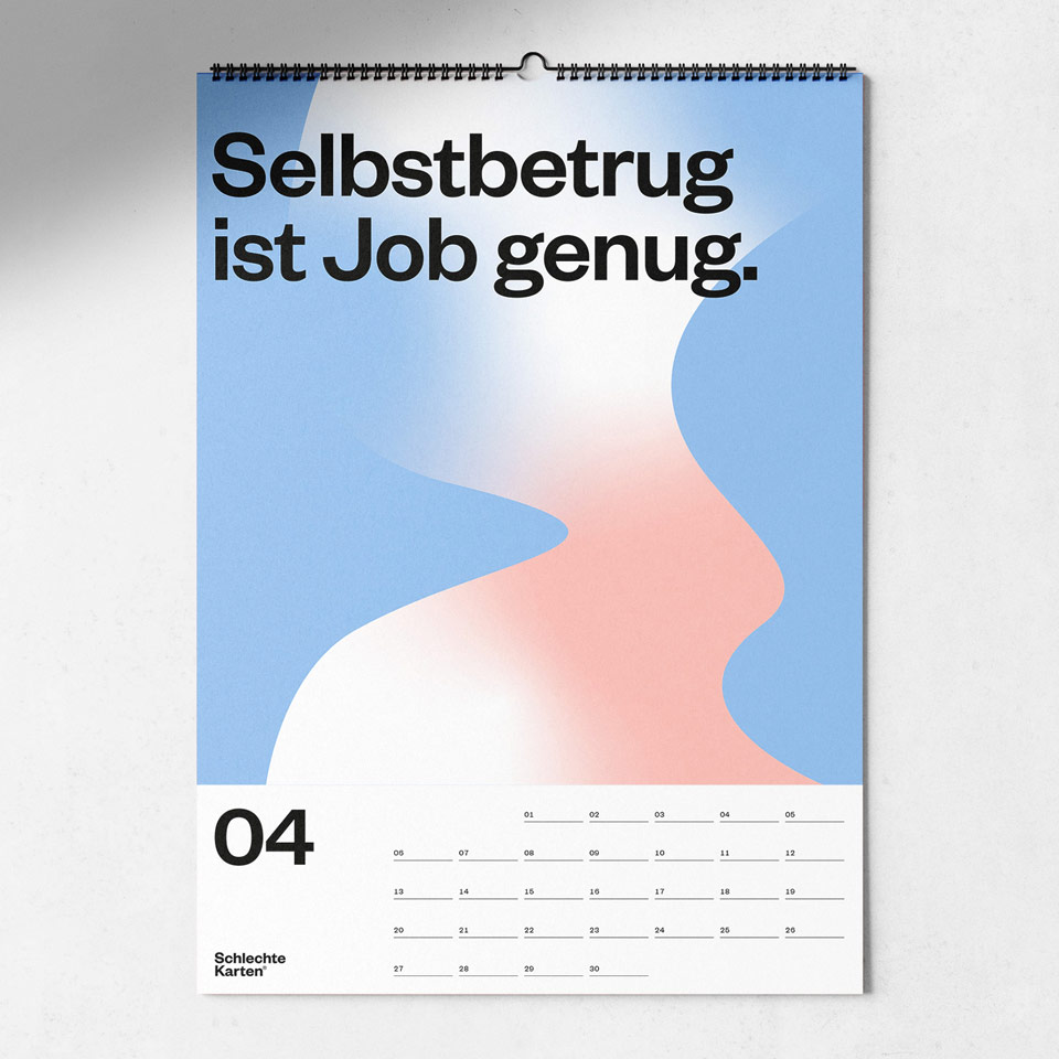 demotivierender Wandkalender 2026 – Bild 2