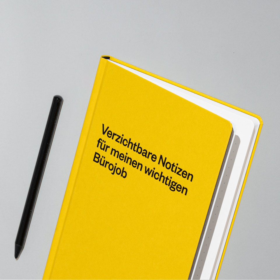 Oh No Notes Notizbuch gelb / Verzichtbare Notizen – Bild 3