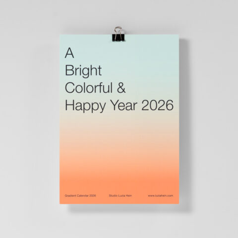 Gradient Calendar 2026