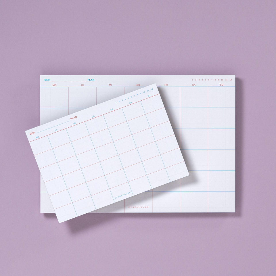 Notizblock Eisenhauer Planer