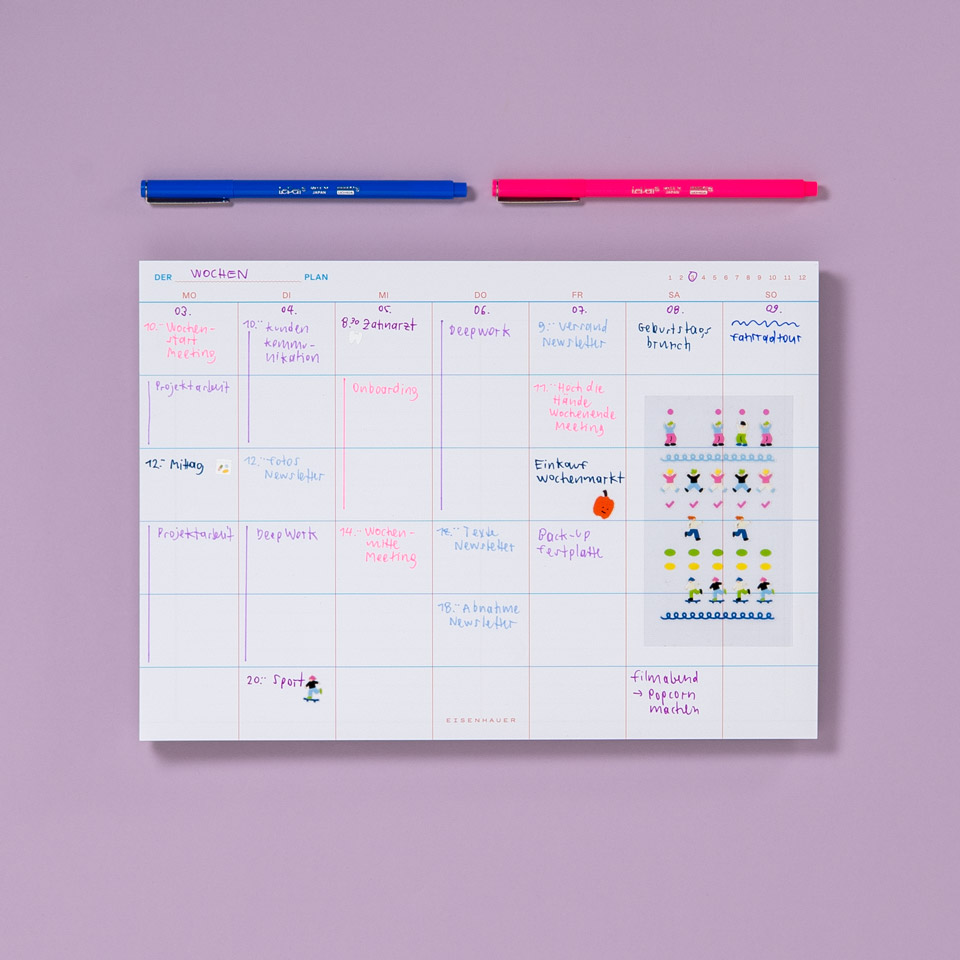 Notizblock Eisenhauer Planer – Bild 4