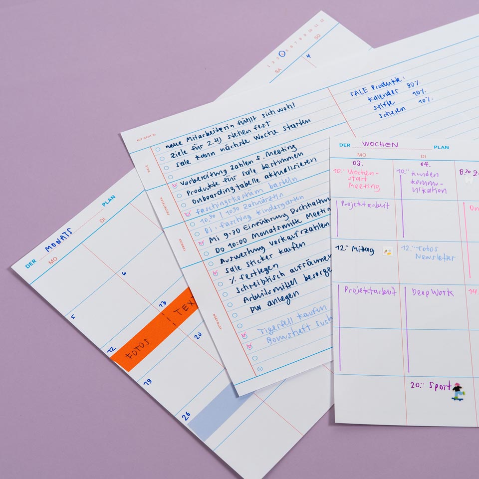 Notizblock Eisenhauer Planer – Bild 8