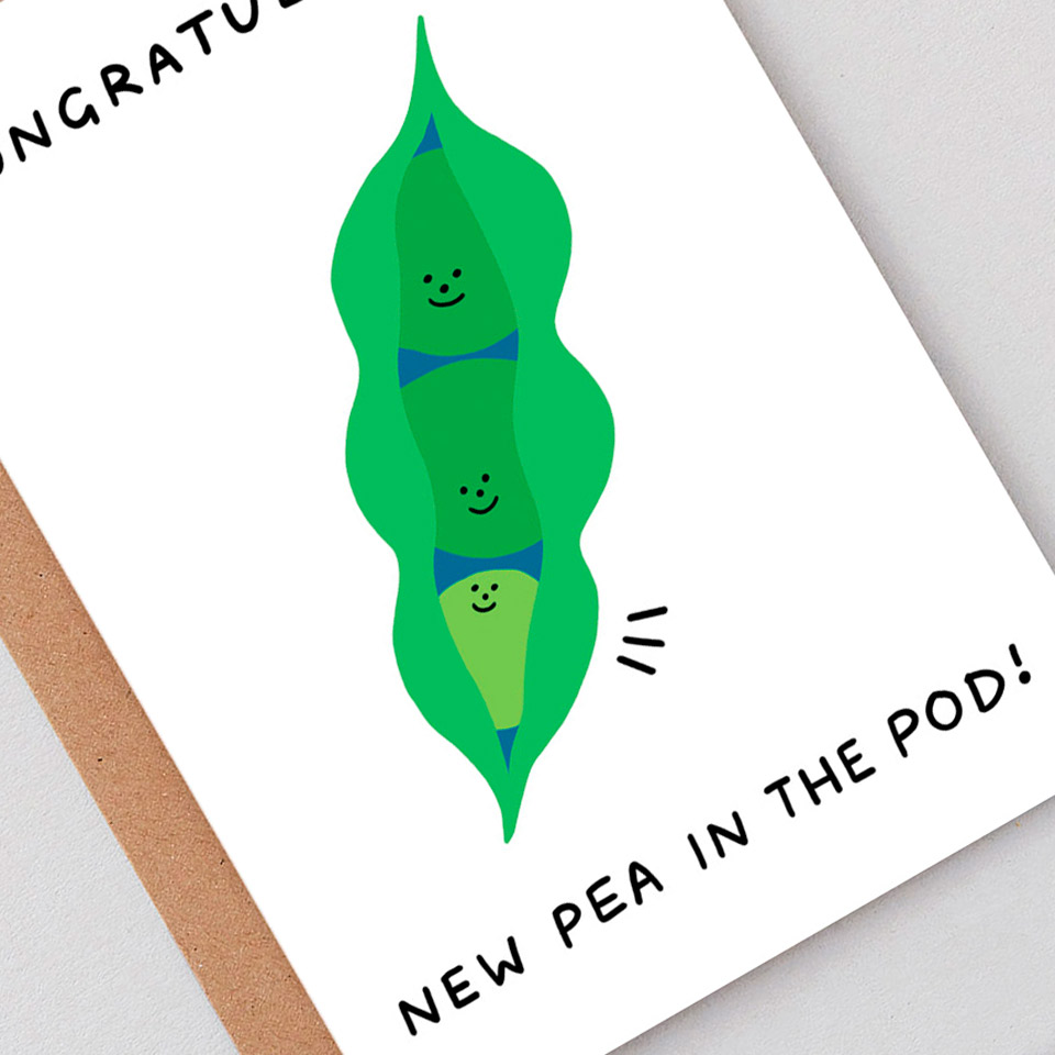 Geburtskarte New Pea In The Pod! – Bild 2