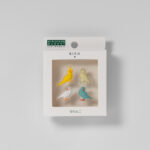 Mini-Magnete Vögel 4er Set