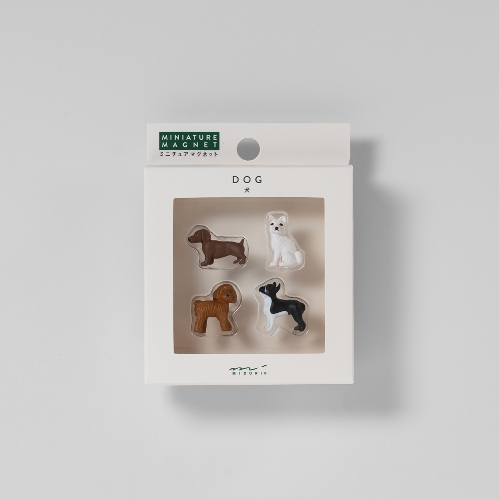 Mini-Magnete Hunde 4er Set