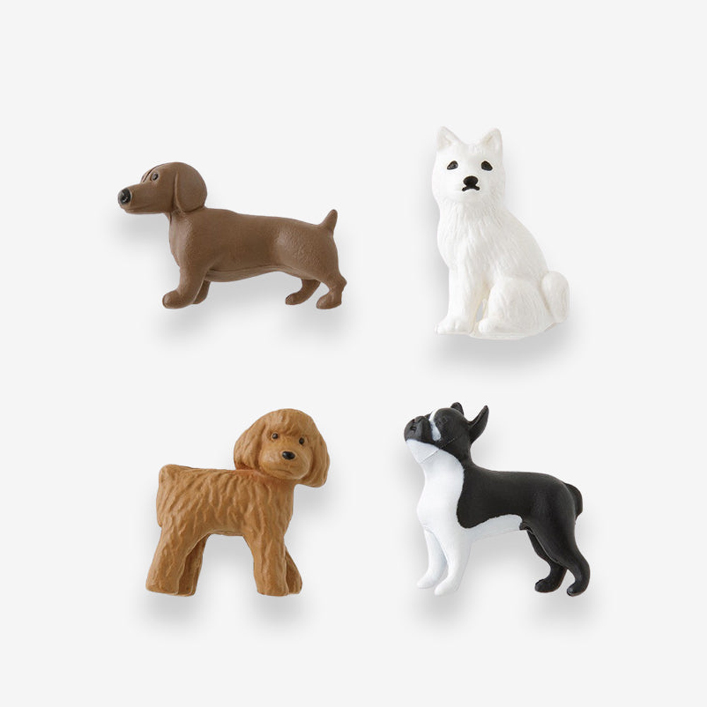 Mini-Magnete Hunde 4er Set – Bild 3