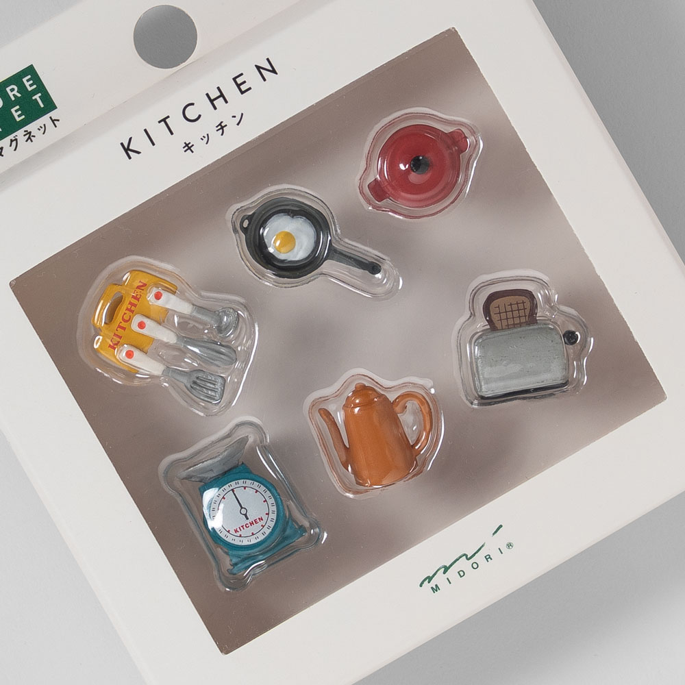 Mini-Magnete Küchengeräte 6er Set – Bild 2
